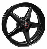 Race Star 92-770247B - 92 Drag Star Bracket Racer 17x7 5x120BC 4.25BS Gloss Black Wheel