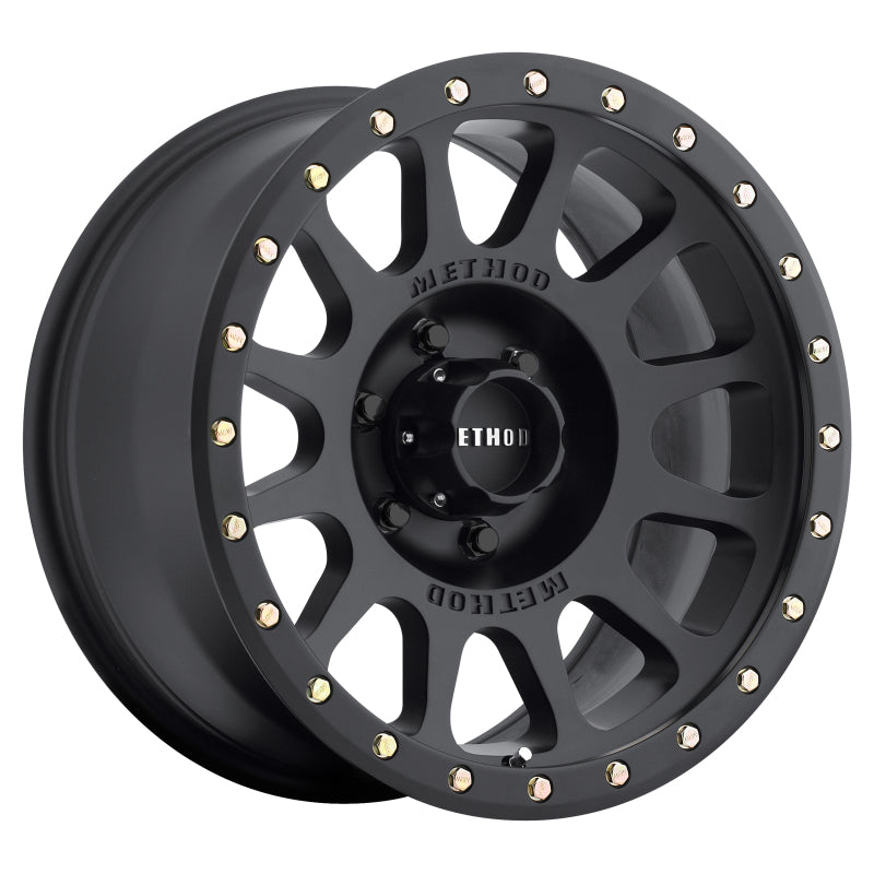 Method Wheels MR30589016518 - Method MR305 NV 18x9 +18mm Offset 6x135 94mm CB Matte Black Wheel