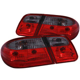 ANZO 221207 - 1996-2002 Mercedes Benz E Class W210 Taillights Red/Smoke G2