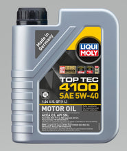 Load image into Gallery viewer, LIQUI MOLY 2329 - 1L Top Tec 4100 Motor Oil 5W40
