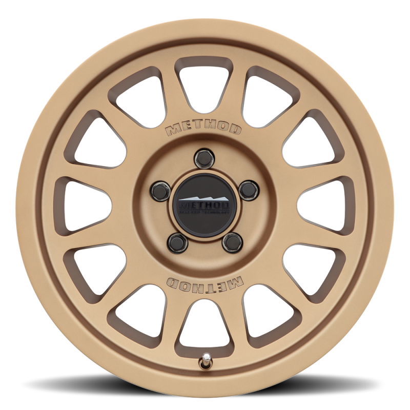 Method Wheels MR70378550900 - Method MR703 17x8.5 0mm Offset 5x5 71.5mm CB Method Bronze Wheel