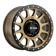 Load image into Gallery viewer, Method Wheels MR30578580900 - Method MR305 NV 17x8.5 0mm Offset 8x6.5 130.81mm CB Method Bronze/Black Street Loc Wheel