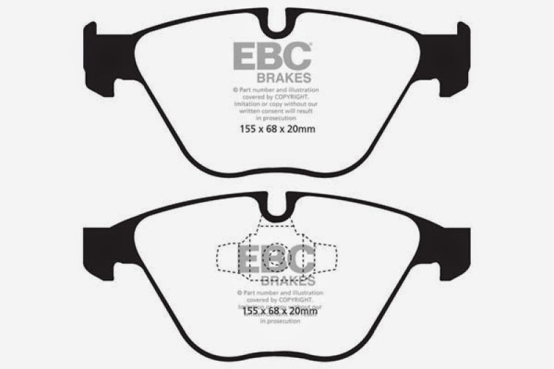 EBC 13+ BMW X1 2.0 Turbo (28i) Yellowstuff Front Brake Pads