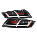 SPYDER 5081674 - Spyder Audi TT 07-12 LED Tail Lights Black ALT-YD-ATT07-LED-BK