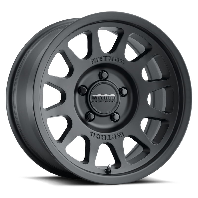 Method Wheels MR70378550500 - Method MR703 17x8.5 0mm Offset 5x5 71.5mm CB Matte Black Wheel