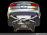 AWE Tuning 3015-32048 - Audi C7 A6 3.0T Touring Edition Exhaust - Dual Outlet Chrome Silver Tips