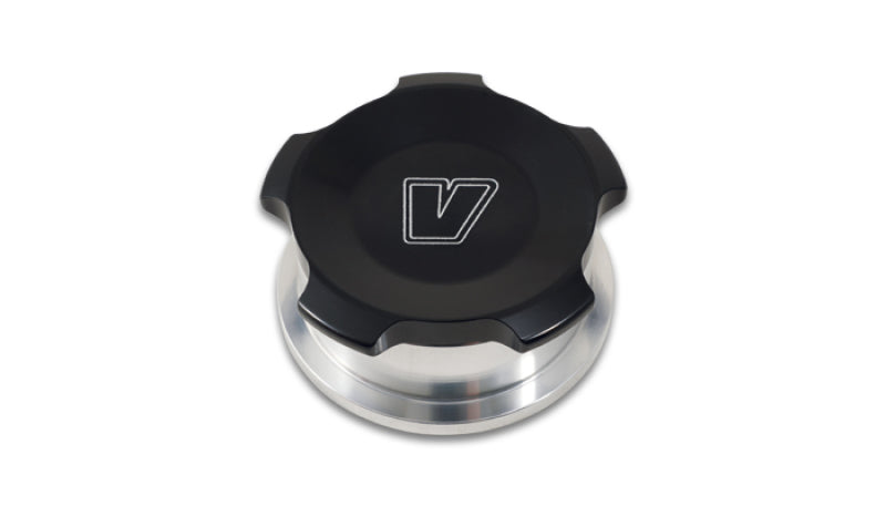 Vibrant 11289 - 1.5in OD Aluminum Weld Bungs w/ Black Anodized Threaded Cap (incl. O-Ring)