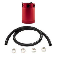 Load image into Gallery viewer, Mishimoto MMBCC-CBTHR-RD - Compact Baffled Oil Catch Can 3-Port - Red