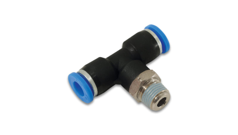 Vibrant 22632 - Male Tee 1-Touch Fitting for 1/4in OD Tube (1/8in NPT)