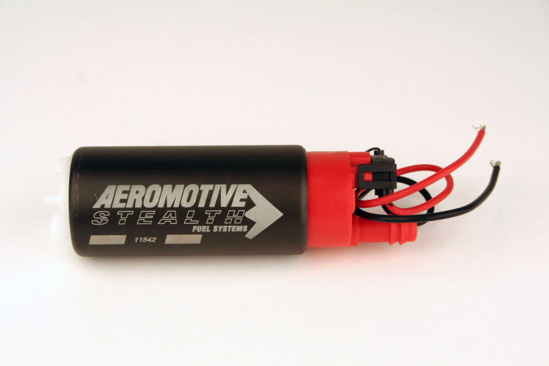 Aeromotive 11542 - 340 Series Stealth In-Tank E85 Fuel Pump - Offset Inlet - Inlet Inline w/Outlet