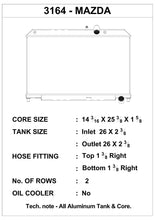 Load image into Gallery viewer, CSF 3164 - 04-08 Mazda RX-8 Radiator