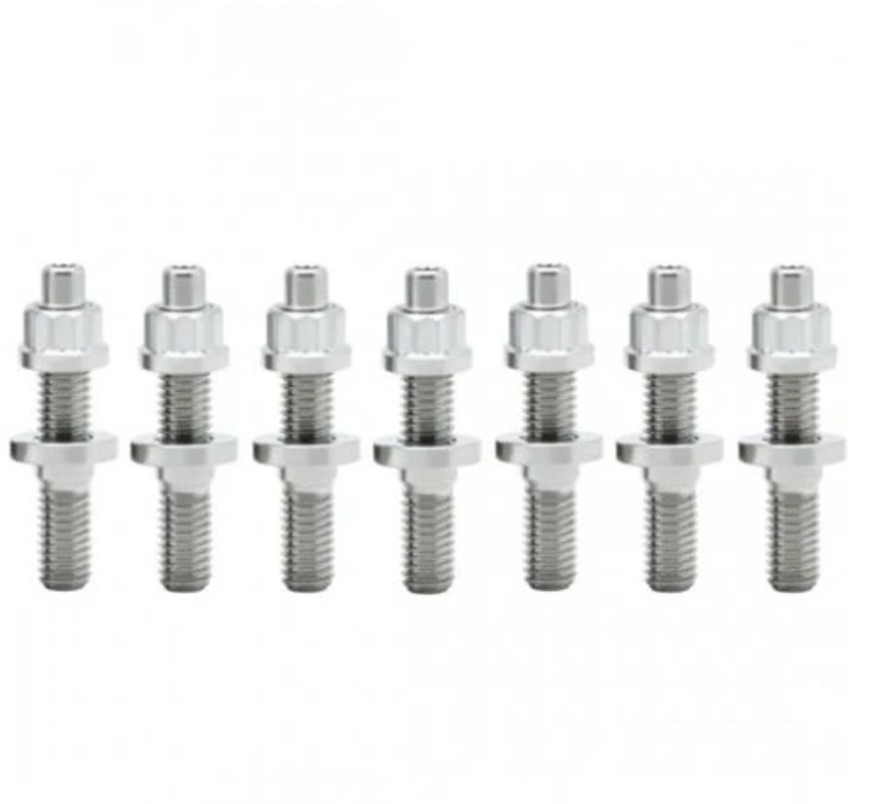 BLOX Racing BXFL-00307-7 - SUS303 Stainless Steel Exhaust Manifold Stud Kit M8 x 1.25mm 45mm in Length - 7-piece