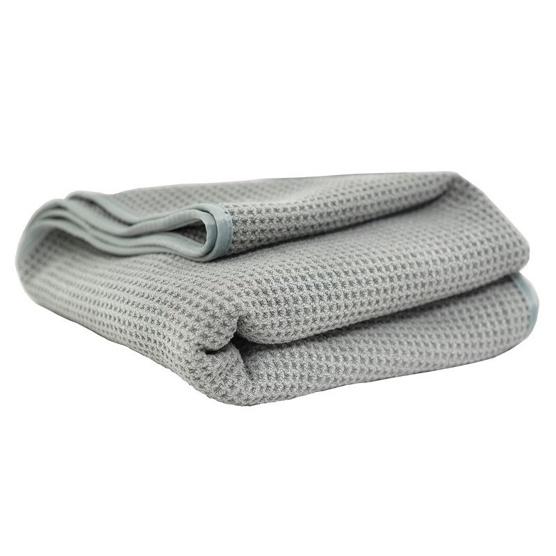 Chemical Guys MIC_781_01 - Waffle Weave Gray Matter Microfiber Drying Towel - 36in x 25in