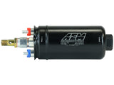 AEM 50-1009 - 400LPH High Pressure Inline Fuel Pump - M18x1.5 Female Inlet to M12x1.5 Male Outlet