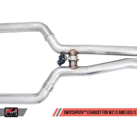 AWE Tuning 3025-31044 - Mercedes-Benz W213 AMG E63/S Sedan/Wagon SwitchPath Exhaust System - for DPE Cars