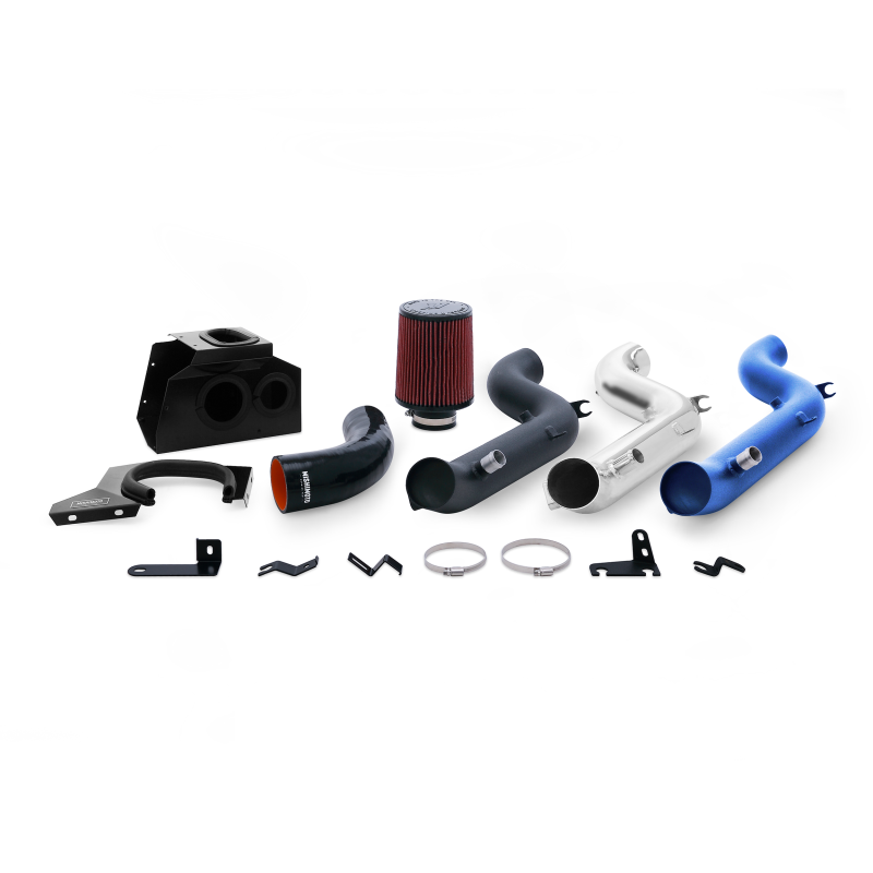 Mishimoto MMAI-RS-16WBL - 2016 Ford Focus RS 2.3L Performance Air Intake Kit - Wrinkle Nitrous Blue