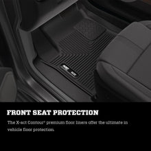 Load image into Gallery viewer, Husky Liners FITS: 53908 - 14-18 Chevrolet Silverado Crew Cab X-Act Contour Front &amp; Second Seat Floor Liners