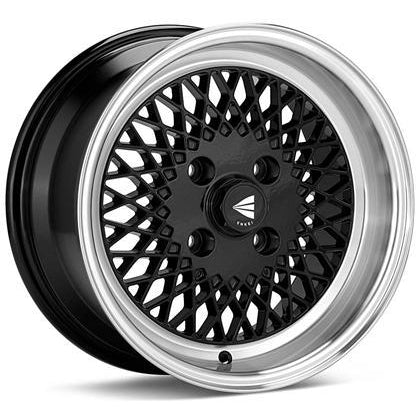 Enkei 465-570-4938BK - 92 Classic Line 15x7 38mm Offset 4x100 Bolt Pattern Black Wheel