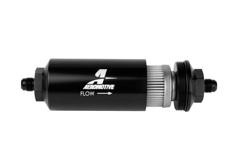 Aeromotive 12349 - In-Line Filter - (AN-06 Male) 100 Micron Stainless Steel Element