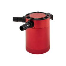 Load image into Gallery viewer, Mishimoto MMBCC-CBTWO-RD - Compact Baffled Oil Catch Can - 2-Port - Red