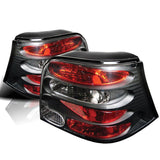 SPYDER 5008343 - Spyder Volkswagen Golf 99-04 Euro Style Tail Lights Black ALT-YD-VG99-BK