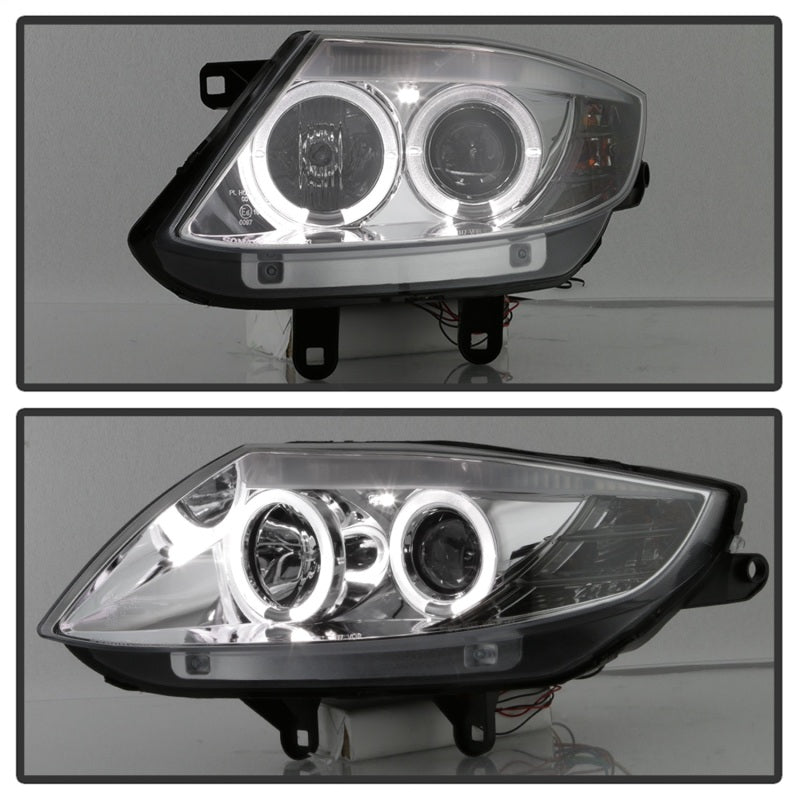 SPYDER 5029072 -Spyder BMW Z4 03-08 Projector Headlights Halogen Model Only - LED Halo Black PRO-YD-BMWZ403-HL-BK