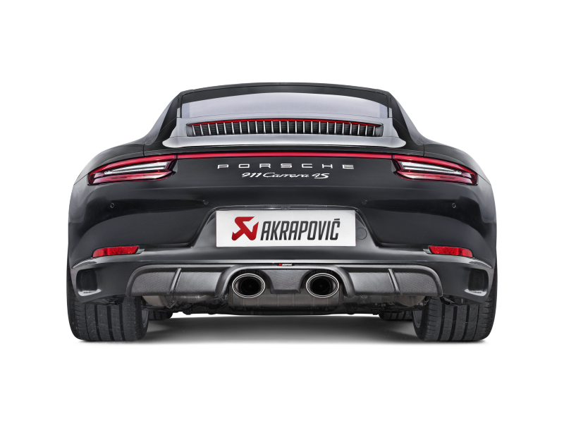 Akrapovic S-PO/TI/5H - 16-17 Porsche 911 Carrera S/4/4S/GTS (991.2) Slip-On Line (Titanium) w/ Titanium Tips