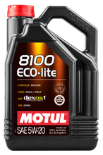 Load image into Gallery viewer, Motul 5L Synthetic Engine Oil 8100 5W20 ECO-LITE