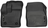 Husky Liners FITS: 18321 - 2014-2015 Ford Transit Connect WeatherBeater Front Black Floor Liners