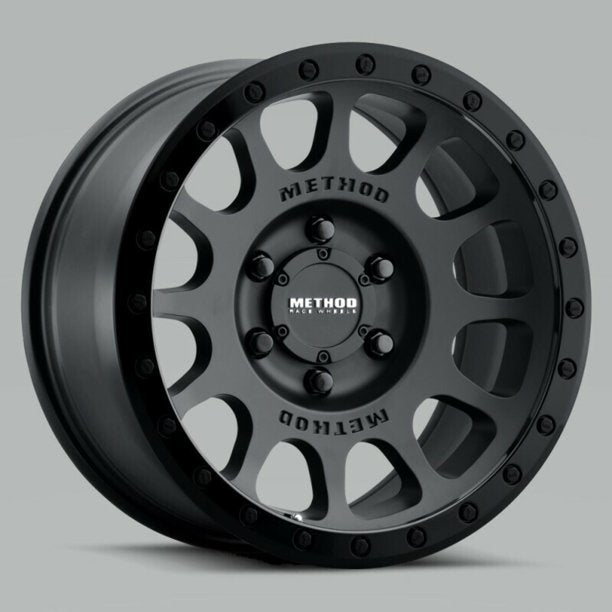 Method Wheels MR305785501000 - Method MR305 NV 17x8.5 0mm Offset 5x5 94mm CB Double Black Wheel