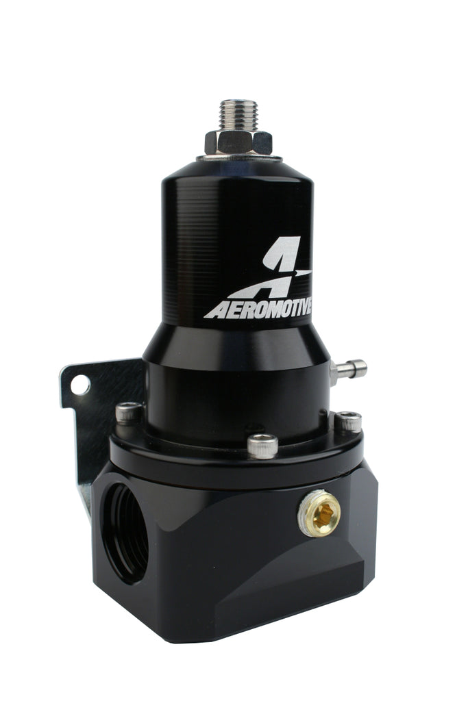 Aeromotive 13134 - Regulator - 30-120 PSI - .313 Valve - 2x AN-10 Inlets / AN-10 Bypass