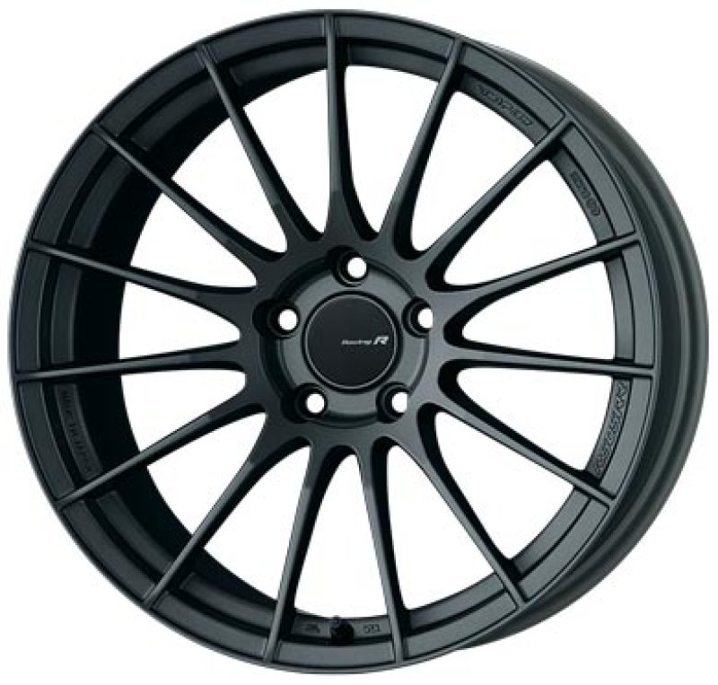 Enkei 484-8105-6515GM - RS05-RR 18x10.5 15mm ET 5x114.3 75.0 Bore Matte Gunmetal Wheel G35 350z