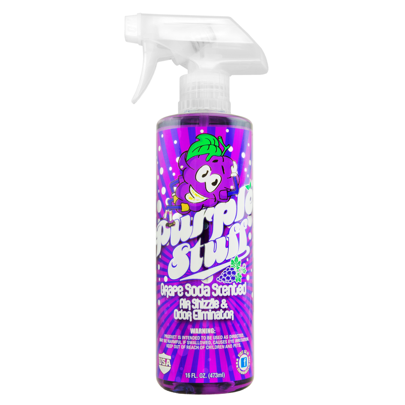 Chemical Guys AIR_222_16 - Purple Stuff Grape Soda Air Freshener & Odor Eliminator - 16oz