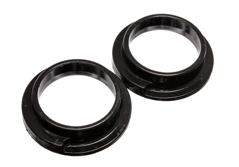 Energy Suspension 15.6103G - Universal 3in ID 4 5/16in OD 1 1/8in H Black Coil Spring Isolators (2 per set)