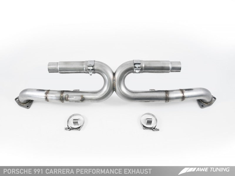 AWE Tuning 3015-11020 - 991 Carrera Performance Exhaust - Use Stock Tips