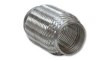 Load image into Gallery viewer, Vibrant 60704 - SS Turbo FLEX Coupling with Interlock Liner 2.25in inlet/outlet x 4in long