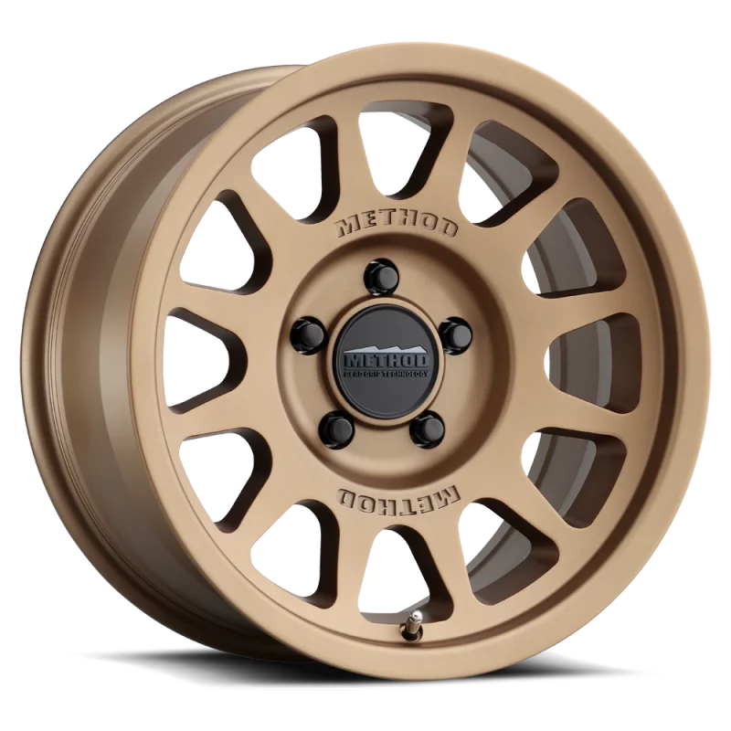 Method Wheels MR70378550900 - Method MR703 17x8.5 0mm Offset 5x5 71.5mm CB Method Bronze Wheel