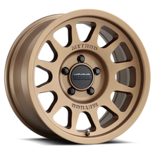 Load image into Gallery viewer, Method Wheels MR70378550900 - Method MR703 17x8.5 0mm Offset 5x5 71.5mm CB Method Bronze Wheel