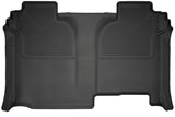 Husky Liners FITS: 14221 - 2020+ Chevrolet Silverado 2500 Crew Cab WeatherBeater Black 2nd Row Floor Liners