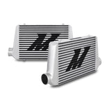 Mishimoto MMINT-UG - Universal Silver G Line Bar & Plate Intercooler Overall Size: 24.5x11.75x3 Core Size: 17.5