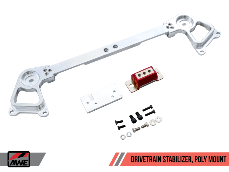 AWE Tuning 2210-11010 - Drivetrain Stabilizer w/Poly Mount for Manual Transmission