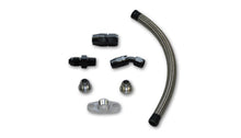 Load image into Gallery viewer, Vibrant 10280 - Univ Oil Drain Kit incl 12in Teflon lined S.S. hose Fitting