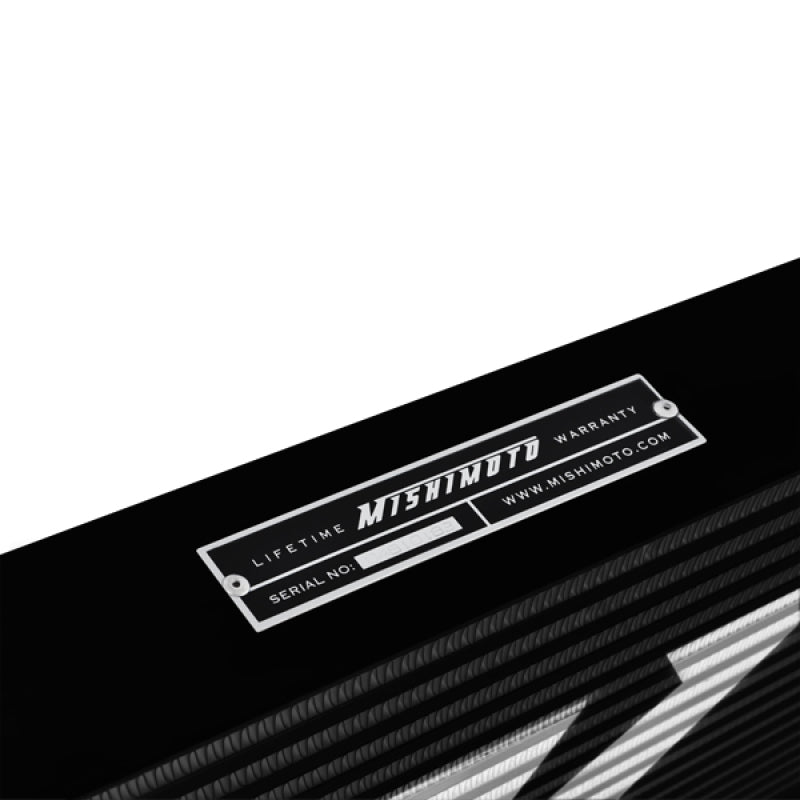 Mishimoto MMINT-URB - Universal Black R Line Intercooler Overall Size: 31x12x4 Core Size: 24x12x4 Inlet / Outlet