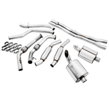 AWE Tuning 3020-31022 - Audi B9 SQ5 Non-Resonated Touring Edition Cat-Back Exhaust - No Tips (Turn Downs)