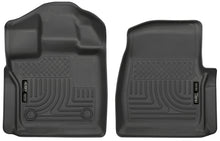 Load image into Gallery viewer, Husky Liners FITS: 18351 - 2015 Ford F-150 Standard Cab Pickup WeatherBeater Front Black Floor Liners