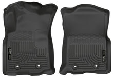 Load image into Gallery viewer, Husky Liners FITS: 13971 - 2018 Toyota Tacoma Double Cab WeatherBeater Black Front Floor Liners