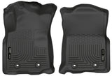 Husky Liners FITS: 13971 - 2018 Toyota Tacoma Double Cab WeatherBeater Black Front Floor Liners