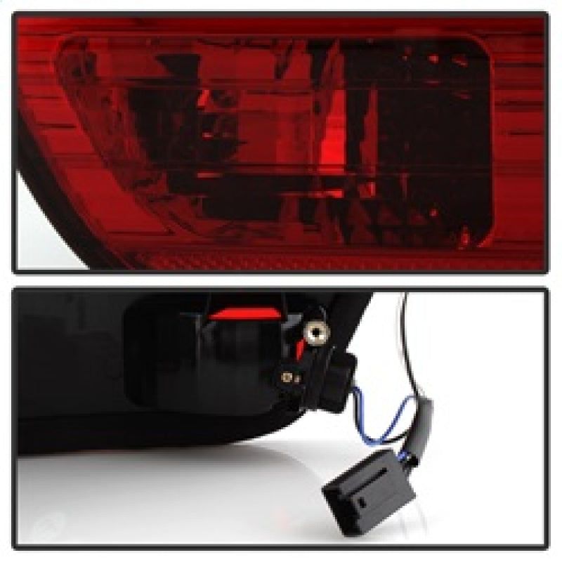 SPYDER 5000842 -Spyder BMW E53 X5 00-06 4PCS Euro Style Tail Lights- Red Smoke ALT-YD-BE5300-RS