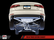 Load image into Gallery viewer, AWE Tuning 3020-33026 - Audi B9 A4 Track Edition Exhaust Dual Outlet - Diamond Black Tips (Includes DP)