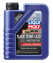 Load image into Gallery viewer, LIQUI MOLY 2040 - 1L Synthoil Premium Motor Oil SAE 5W40